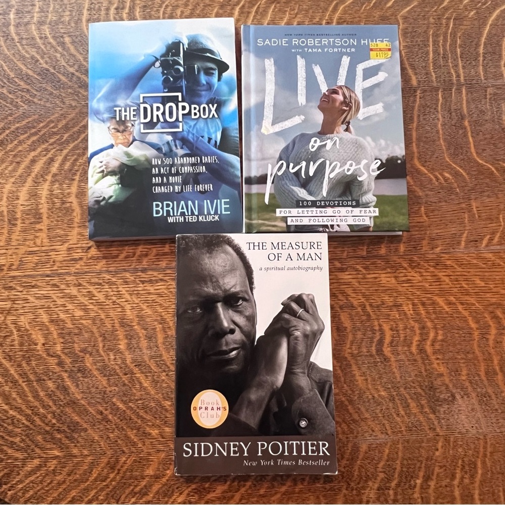 Book Bundle: The Dropbox, Live on Purpose, The Measure of a Man